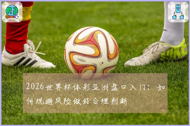2026世界杯体彩亚洲盘口入门：如何规避风险做好合理判断